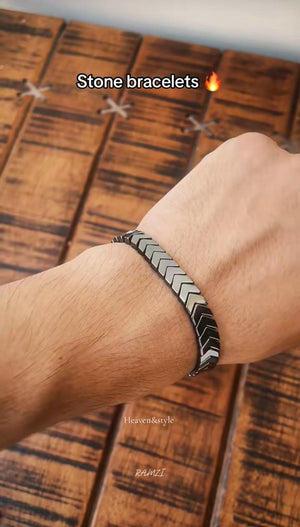 Couple Hematite Arrows Bracelet(Pack Of 2)