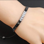 Couple Hematite Arrows Bracelet(Pack Of 2)