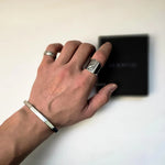 Hexagon Cuff Bangle