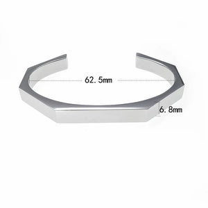 Hexagon Cuff Bangle