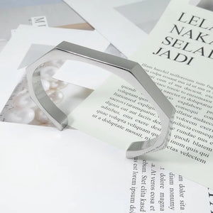 Hexagon Cuff Bangle
